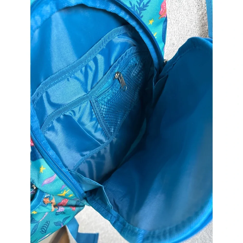 New Crckt Mermaid 3 Piece Backpack Lunch Kit Accessory Pouch Kids School Set NWT